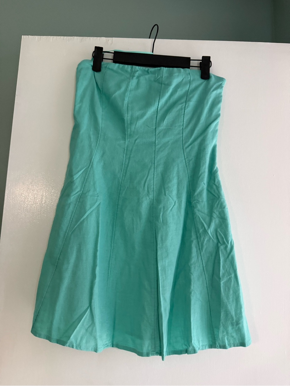 American Eagle Linen Blend Strapless Mini Dress - Picture 4 of 5